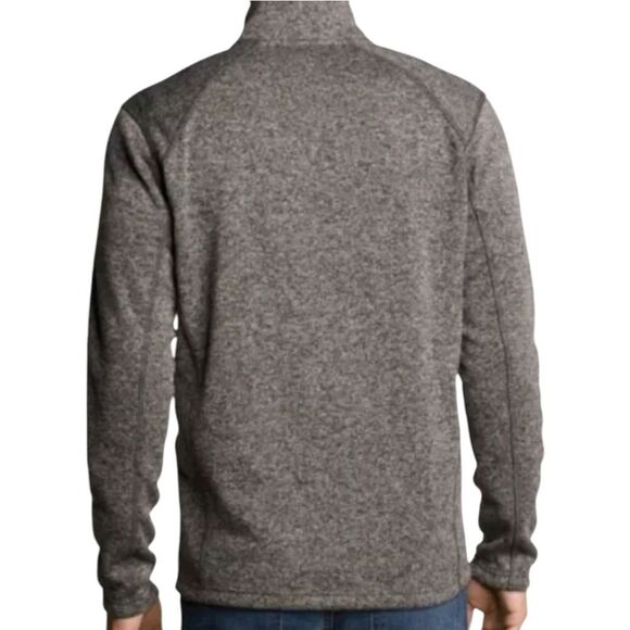 Eddie Bauer Pullover Quarter Zip Gray Radiator Fleece Size LT - Picture 3 of 9
